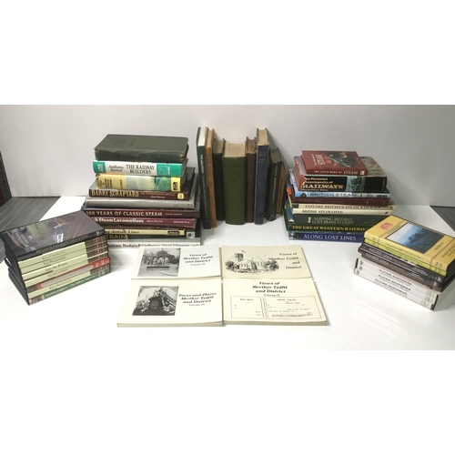 87 - A collection of railway related books and DVD’s