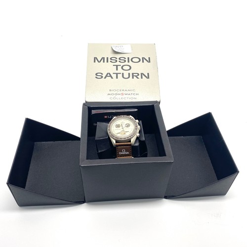 896 - Omega x Swatch: Mission To Saturn watch.