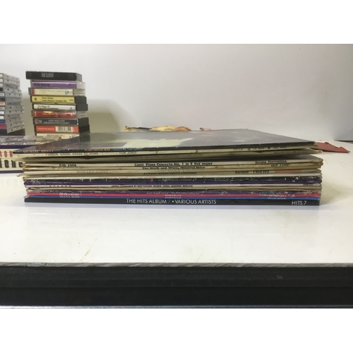 245 - A quantity of vinyl records, CD’s and tapes