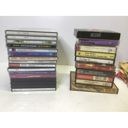 245 - A quantity of vinyl records, CD’s and tapes