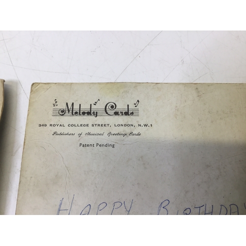 729 - Lewis Carroll illustrations and two vintage melody cards