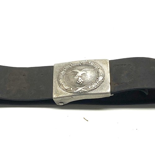 645 - WWII German Luftwaffe (Airforce) EM/NCO’S BELT & BELT BUCKLE. (Koppel und Koppelschloß)