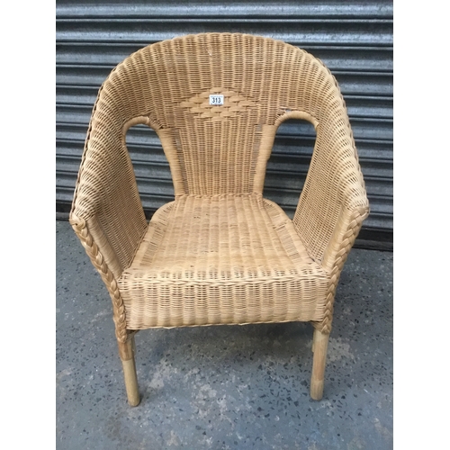 313 - IKEA wicker chair