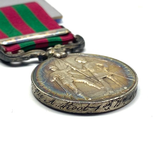 911 - The India General Service Medal 1895, with Punjab Frontier (1897-98) clasp. Awarded to: 3503 Pte Roo... 
