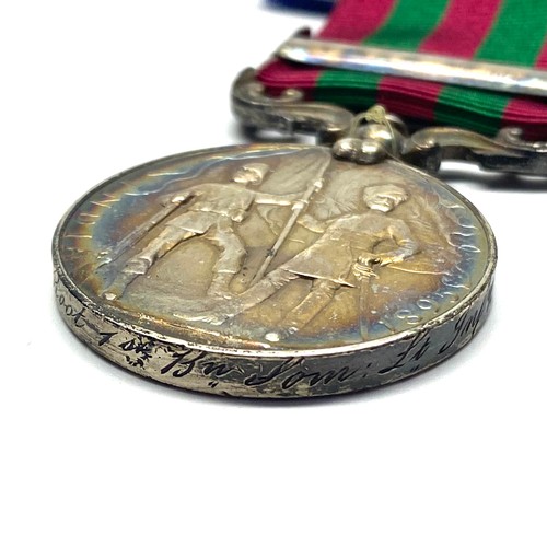 911 - The India General Service Medal 1895, with Punjab Frontier (1897-98) clasp. Awarded to: 3503 Pte Roo... 