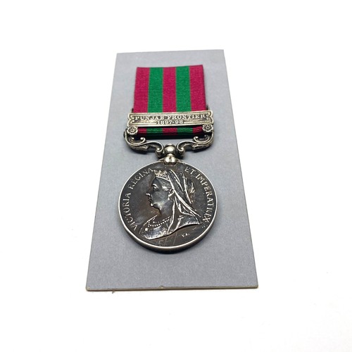 914 - The India General Service Medal 1895, with Punjab Frontier (1897-98) clasp. Awarded to: 3046 Cpl G B... 