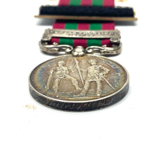 914 - The India General Service Medal 1895, with Punjab Frontier (1897-98) clasp. Awarded to: 3046 Cpl G B... 