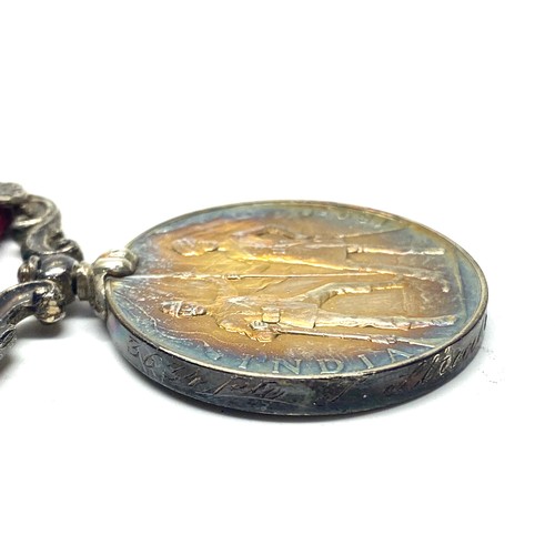 916 - The India General Service Medal 1895, with Punjab Frontier (1897-98) clasp. Awarded to: 3634 Pte T S... 
