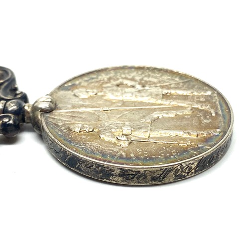 917 - The India General Service Medal 1895, with Punjab Frontier (1897-98) clasp. Awarded to: 3347Pte F Ni... 