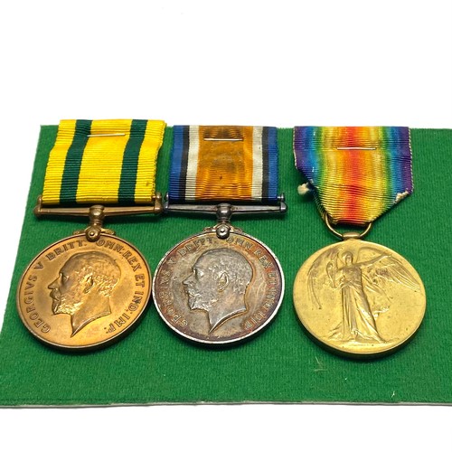 931 - WW1 Medals, British War Medal, The Allied Victory Medal, Territorial War Medal awarded to : 2023 Pte... 