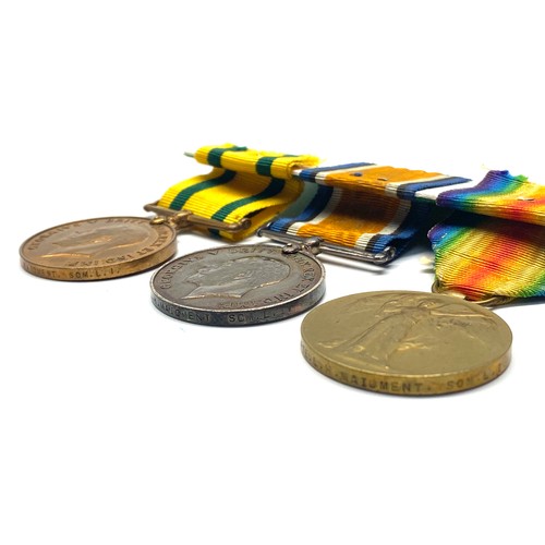 931 - WW1 Medals, British War Medal, The Allied Victory Medal, Territorial War Medal awarded to : 2023 Pte... 