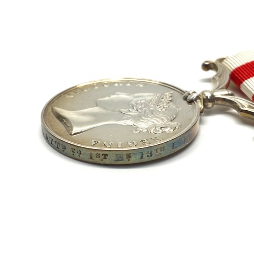 949 - Indian Mutiny medal 1858 awarded to: Ensign Bartleman Royal Navy attached to 1st/13th Battalion SLI.