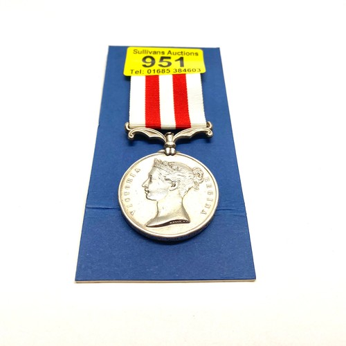 951 - Indian Mutiny medal Awarded to John Jesse 1st Battalion 13th Light infantry. (Please study photos of... 