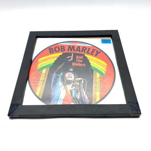 1021 - Framed Bob Marley & The Wailers Record.