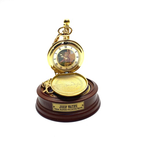 857 - Collectible John Wayne Company D pocket watch.