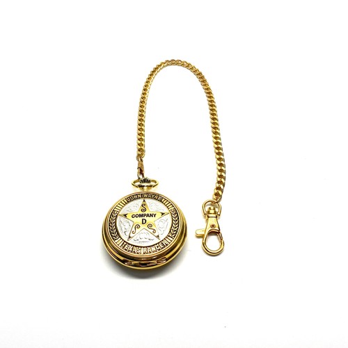 857 - Collectible John Wayne Company D pocket watch.