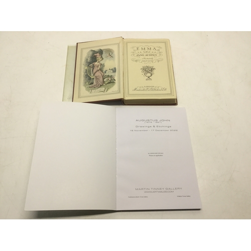 683 - Jane Austin book Emma circa 1949 and drawings and etchings of Augustus John