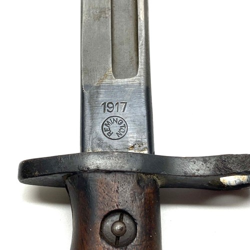 705 - 1917 US Bayonet, The *U.S. Model 1913 ‘1917’ Dated Remington Bayonet and Scabbard with Original scab... 