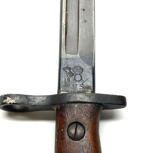 705 - 1917 US Bayonet, The *U.S. Model 1913 ‘1917’ Dated Remington Bayonet and Scabbard with Original scab... 