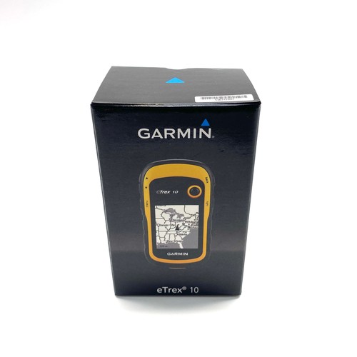 720 - Garmin eTrex 10 (working with box, cables, instructions and new recharge battery's).