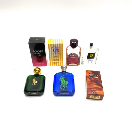 721 - Vintage aftershaves including Polo green (circa 1990) , Polo big Pony number 1, 125m and Aramis.