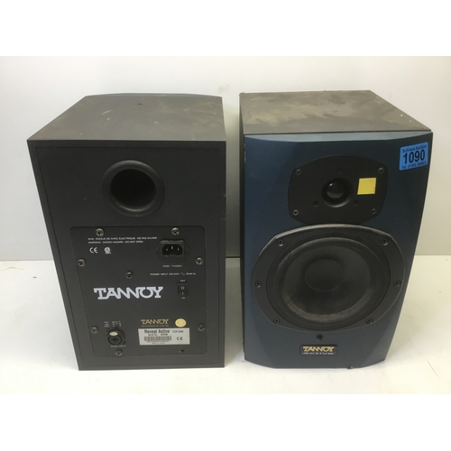 1090 - Tannoy active model no 007036 pair of speakers