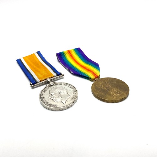 914 - British War Medal, The Allied Victory Medal awarded to 7525 Pte William Jordan SLI.