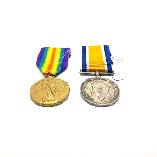 922 - WW1 The British War Medal and the Allied Victory Medal awarded to: 2490 Pte F Archer Somerset Light ... 