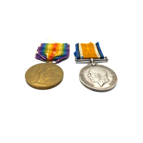 924 - WW1 The British War Medal and the Allied Victory Medal awarded to: 51615  Pte E Cheale Somerset Ligh... 