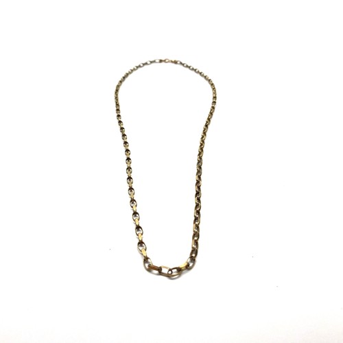 987 - 9ct gold link chain 50cm and 6.5g