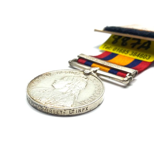 887A - Queen's South Africa Medal with Cape Colony clasp. Awarded to 4981 Pte H Blake Somerset Light Infant... 