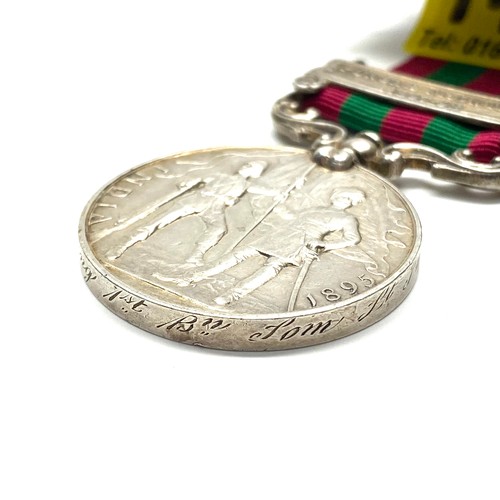 945A - The India General Service Medal 1895, with Punjab Frontier (1897-98) clasp. Awarded to 4261 Pte W la... 