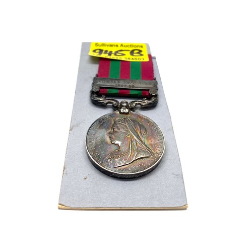 945B - The India General Service Medal 1895, with Punjab Frontier (1897-98) clasp. Awarded to, lieutenant L... 