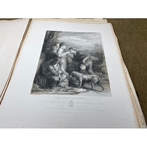 1101 - Finden (Edwards and William) The Royal Gallery of British Art published in 1850. Engraved plates wit... 