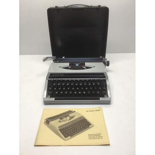 1104 - Seiko Silver -reed sr 100 tabulator typewriter