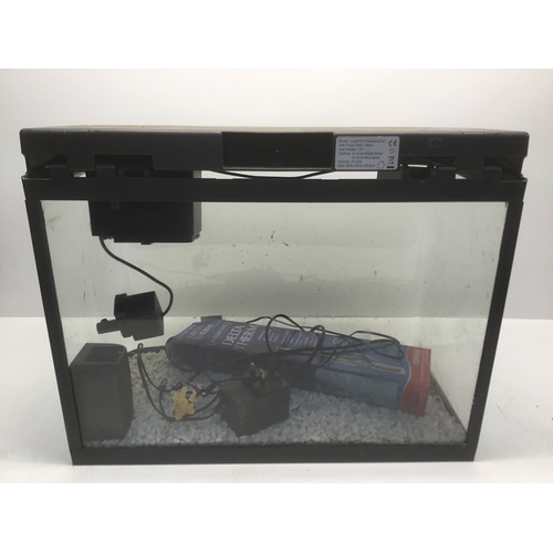 208 - Fish tank model Love Fish Panorama 40 including pump and heating element