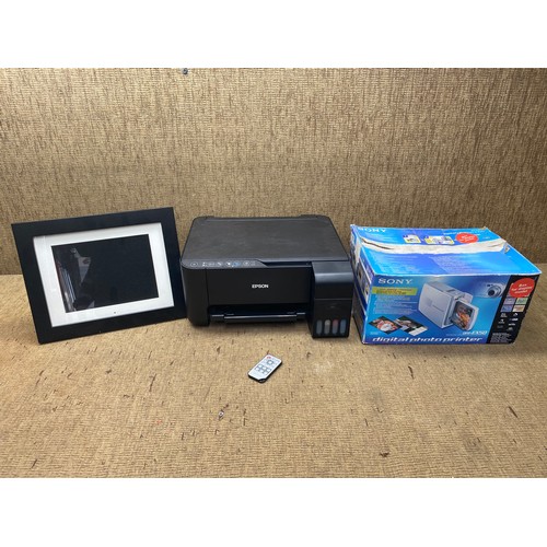 17 - Epson L3150 printer and a Sony digital photo printer