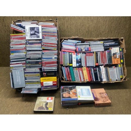 28 - large collection classical and orchestra CDs including: Tchaikovsky and Beethoven.