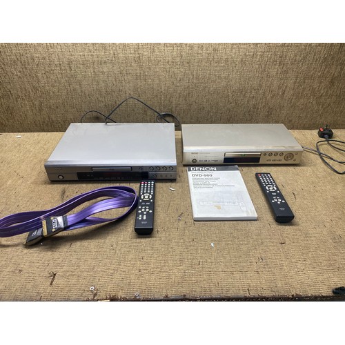 37 - 2 Denon DVD players including: DVD-900 and DVD-1920.