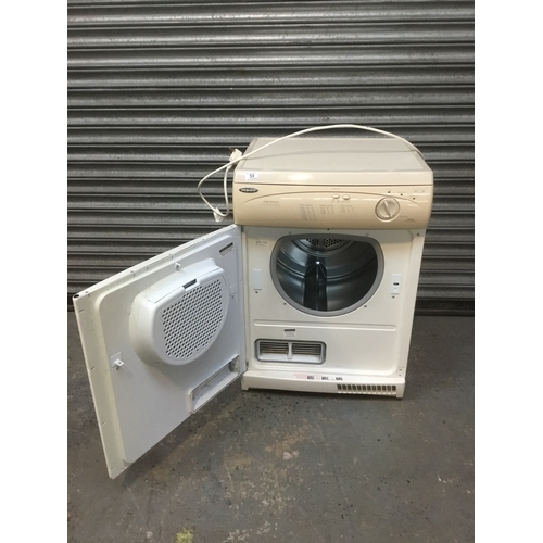 59 - Hotpoint Aquarius condenser dryer TDC32