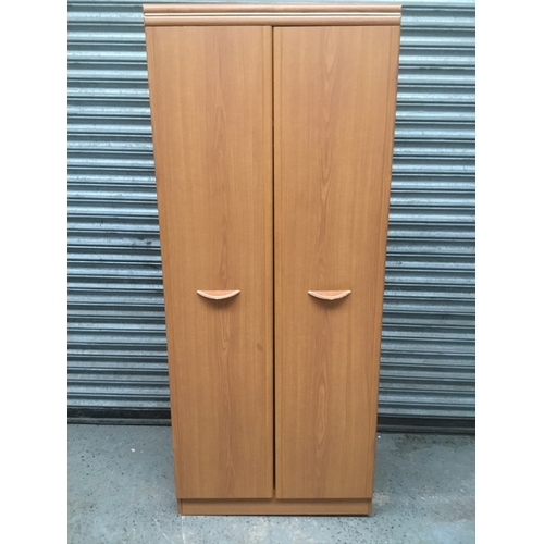 109 - Double door wardrobe 182cm x 76cm