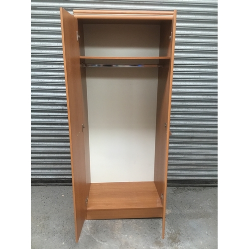 109 - Double door wardrobe 182cm x 76cm