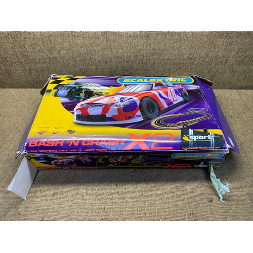 175 - scalextric bash and crash X2.