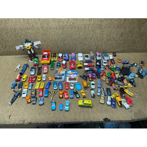 177 - mixed collection of play worn toys including transformer, startrek and doctor who.