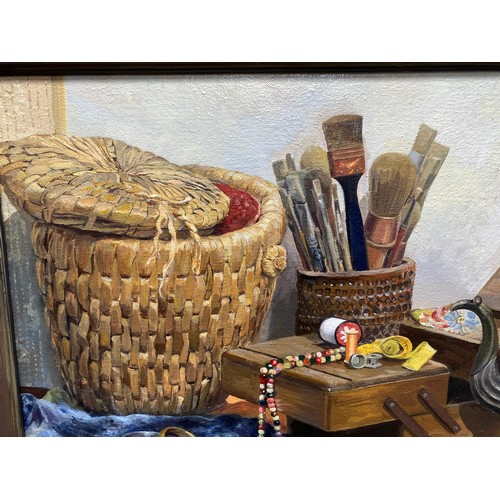 Original oil on canvas by the British artist Colin Simmonds b.1940 ...