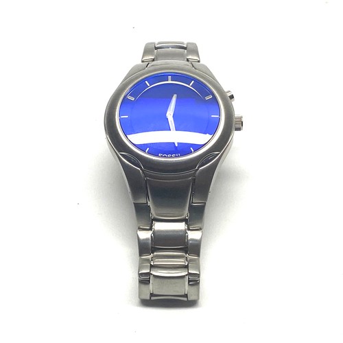 768 - FOSSIL Big Tic JR-8096 Blue Quartz Animated Watch in its original box with instructions.