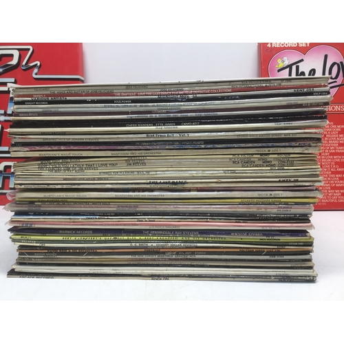 275 - A collection of vinyl LP records including rock and roll and Motown