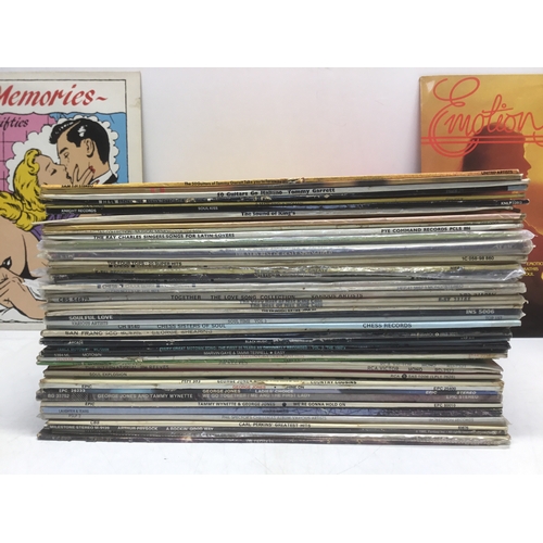 276 - A collection of vinyl LP records including Motown and Soul