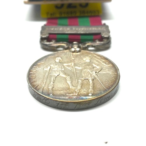 923 - The India General Service Medal 1895, with Punjab Frontier (1897-98) clasp. Awarded to: 2897 Pte A W... 