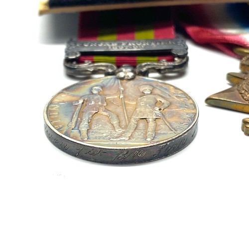 962 - The India General Service Medal 1895, with Punjab Frontier (1897-98) clasp, 1914-1915 Star, British ... 